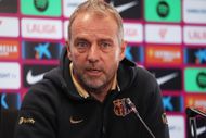 Barcelona boss Hansi Flick's side beat Real Madrid.